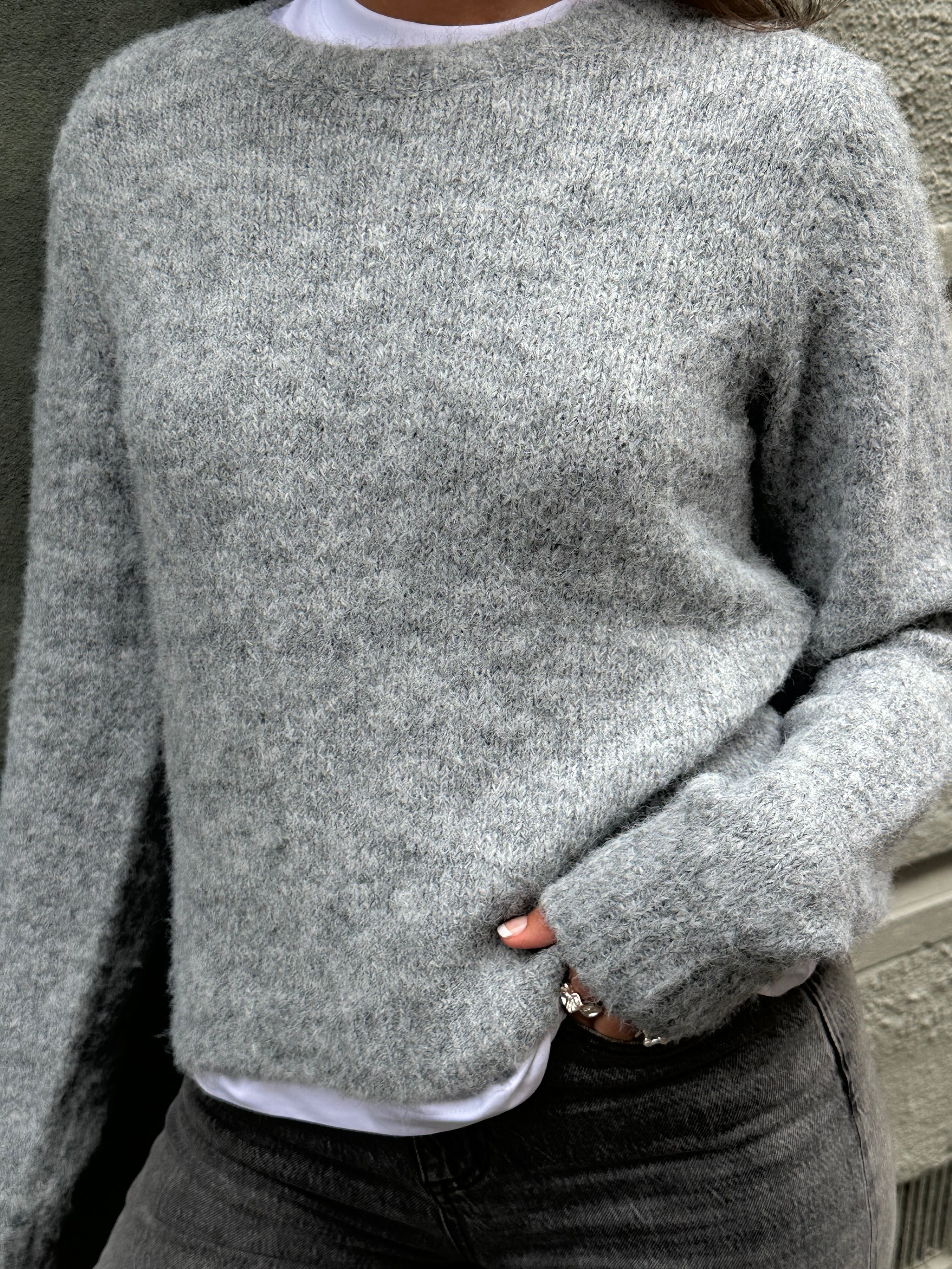VMNOVAH Pullover - Medium Grey Melange